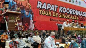 Bupati Kerinci Hadiri Rakor Tour De Singkarak 2021