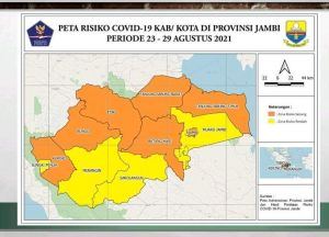 Kota Sungai Penuh Zona Kuning, Kerja Serius Satgas Covid Buahkan Hasil