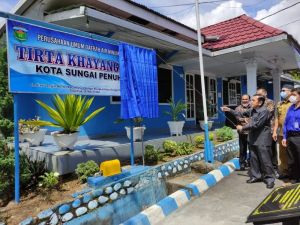 Resmikan Perumda Tirta Khayangan, Wako AJB Berharap Ditengah Pandemi Covid-19 Fokuskan Pelayanan dan Tingkatan PAD