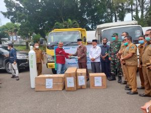 Bupati Kerinci Terima Bantuan CSR dari PT. KMH