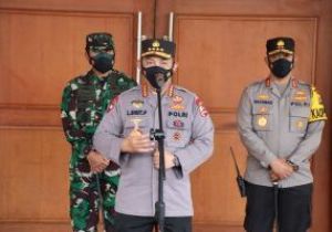 Panglima TNI dan Kapolri Evaluasi Penanganan Covid-19 di Jambi, Ingatkan Penurunan Level PPKM dan Jaga Pertumbuhan Ekonomi