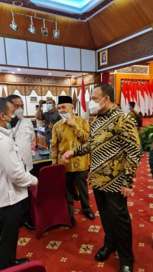 Bupati Kerinci Hadiri Rakor Pencegahan Korupsi Pemerintah Se-Provinsi Jambi Bersama KPK RI