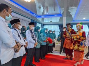 Bupati Kerinci Dampingi Ketua TP PKK Jambi Buka Pencanangan Keluarga Pelopor Perubahan