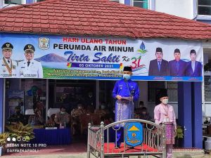 Bupati Kerinci Pimpin Upacara Peringati HUT ke-31 PDAM Air Tirta Sakti Kerinci