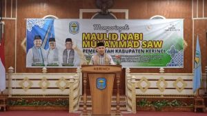 Bupati Adirozal Hadiri Peringati Maulid Nabi Muhammad SAW Pemkab Kerinci