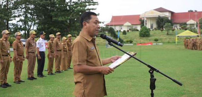 Sekda Tanjabtim Sapril, Sip Saat mengambil Sumpah Janji ASN 