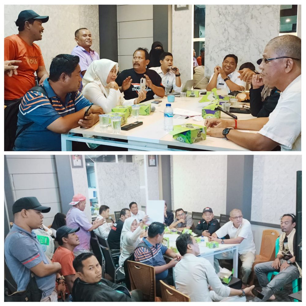 Suasana Rapat Renja Kominfo Tanjab Barat Bersama Awak Media