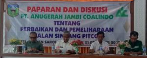 PT. AJC Serius Lakukan Perbaikan Jalan Simpang Pitco