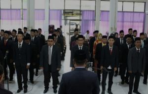 KPU Tanjabtin Lantik Puluhan PPK 