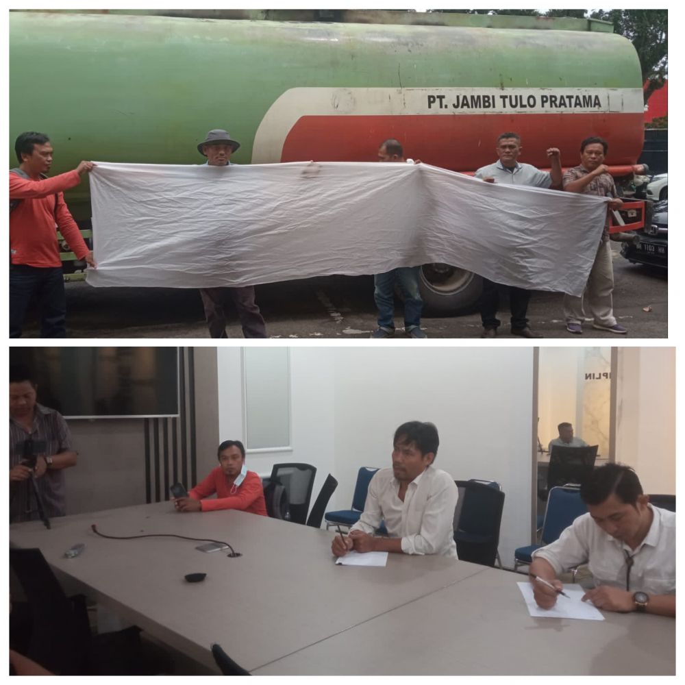 GMJ Gelar Aksi Unjuk Rasa Depan Mapolda Jambi