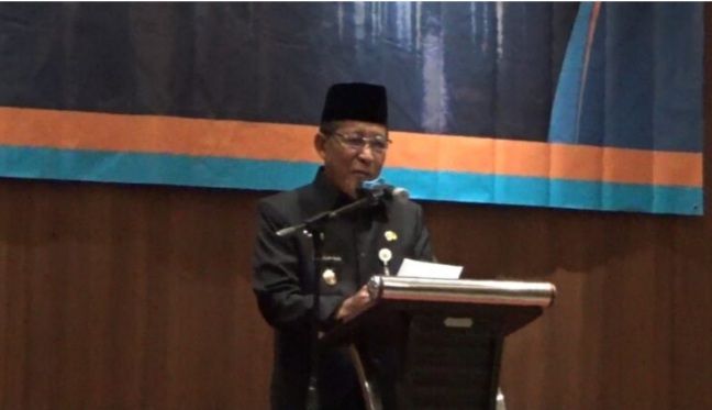 Wagub Jambi Abdullah Sani Saat Memberikan Sambutan 