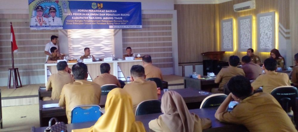 PUPR Tanjabtim Adakan Forum Perangkat Daerah 