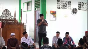 Bupati Romi Hadiri Safari Ramadhan di Kecamatan Berbak