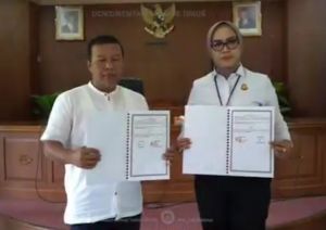 Teken MoU Penanganan Hukum, Romi Harapkan Ini dijalankan Sungguh - Sungguh 