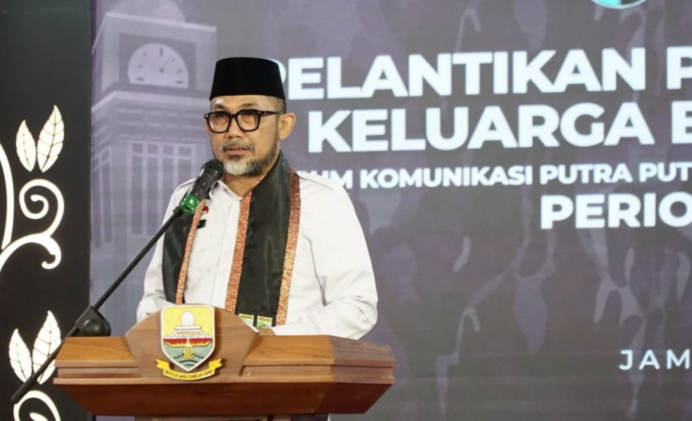 Sekda Provinsi Jambi Sudirman Menyampaikan Sambutan  