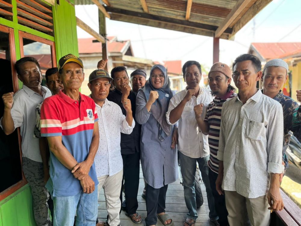 Dilla Silaturahmi bersama warga Kuala Jambi