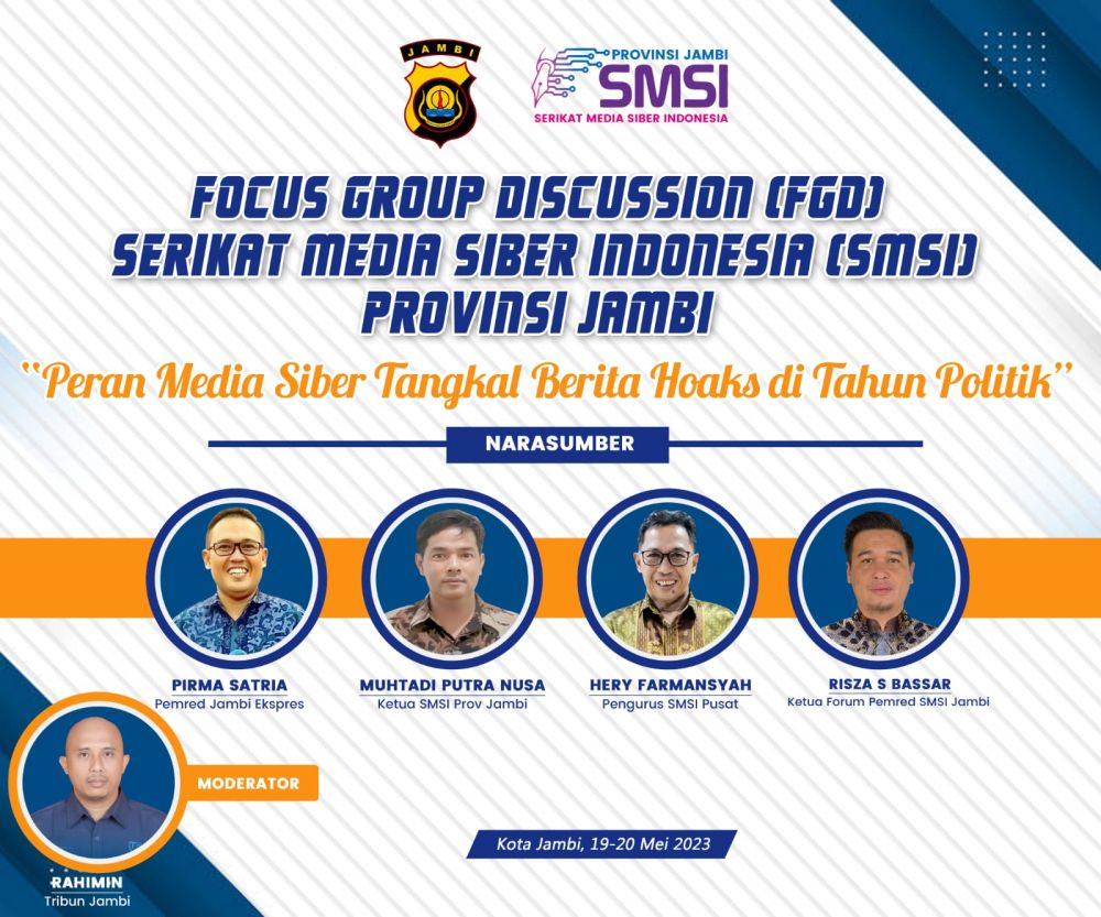 SMSI Provinsi Jambi Gelar FGD