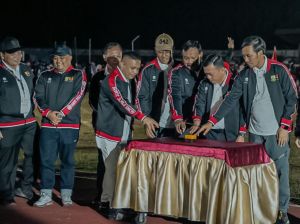 Wabup Robby Hadiri Pembukaan Porprov Jambi 2023