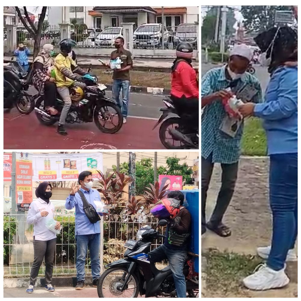 Giat PW IWO Bagi - Bagi Masker