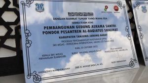 SKK Migas – PetroChina Resmikan Bangunan Gedung Asrama Pondok Pesantren Al-Baqiyatush Shalihat Kuala Tungkal