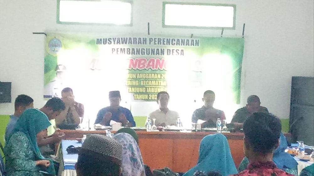 Pemdes Sungai Tering Laksanakan Musrenbangdes  Tahuh anggaran 2025