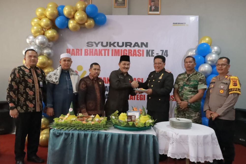 Asisten 1 Setda Tanjab Barat Hadiri Hari Bhakti Imigrasi ke - 74 