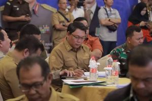 Wabup Tanjabbar Ikuti Rakor Forkopimda Provinsi Jambi