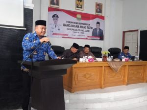 Unsur Pimpinan DPRD Muaro Jambi Menghadiri Forum Konsultasi Publik Rancangan Awal RKPD