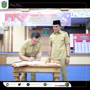 Pemkot Sungai Penuh Gelar Rakor Rembuk Stunting Tahun 2024