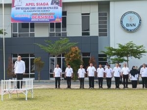 Pj Bupati Kerinci Asraf, Hadiri Apel Siaga Bersama BNN Jambi