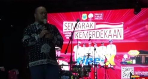 Wabup Tanjabtim H. Robby Nahliansyah, S.H membuka konser Kemerdekaan Tanjabtim 