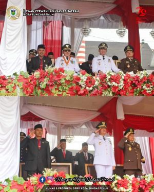 Ketua Sementara DPRD Sungaipenuh Ikuti Upacara HUT TNI Ke 79 