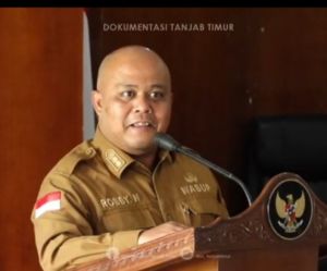 Plt Bupati Buka Rakor Kades dan BPD se - Tanjabtim