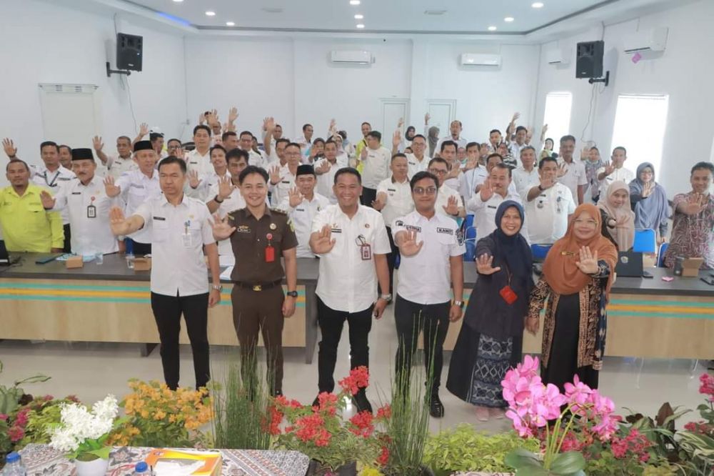 Sekda Resmi Buka Sosialisasi Anti-Korupsi di Lingkungan Pemkab Tanjabbar