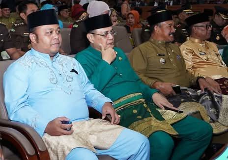 Wabup Tanjabtim Robby Nahliansyah Saat Mengikuti Rangkaian HUT Provinsi Jambi 