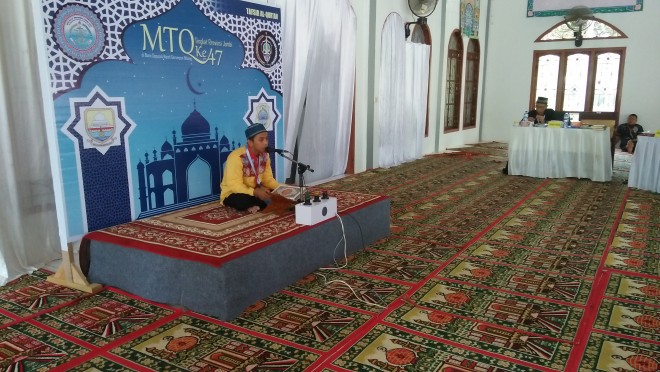 Penampilan Herman di lomba Tafsir Quran Bahasa Inggris