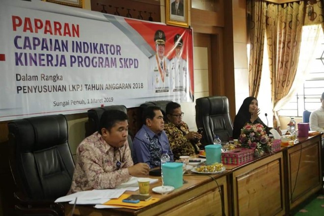 Wako AJB, Hadiri Acara Paparan Capaian Indikator Kinerja Program SKPD