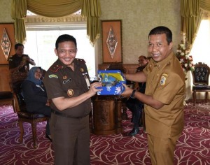 Bupati dan Wabup Tanjabtim Sambut Kunker Wakajati Jambi
