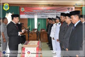 Sekda Tanjabtim Lantik dan Kukuhkan Eselon, II,III dan IV