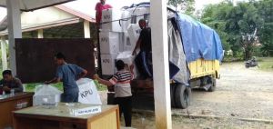 Sabtu, KPU Terima Kotak Surat Suara Dari Tujuh Kecamatan