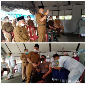 Dihadiri Bupati, Pemkab Kerinci Laksanakan Pencanangan Vaksinasi Covid-19
