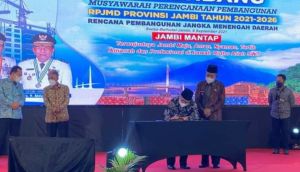 Wabup Kerinci Hadiri dan Ikuti Musrenbang RPJMD Provinsi Jambi Tahun 2021-2026