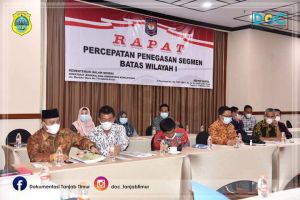 Wabup Tanjabtim Hadirin Rapat Batas Wilayah