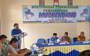 Unsur Pimpinan DPRD Tanjabtim Hadiri Musrenbang Kecamatan Geragai