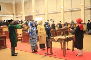 DPRD Gelar Paripurna Pengambilan Sumpah Janji Pimpinan