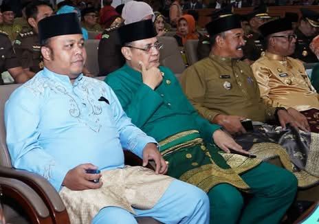 Wabup Tanjabtim Robby Nahliansyah Saat Mengikuti Rangkaian HUT Provinsi Jambi 