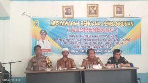 RKPD TA 2026, Desa Sungai Jeruk Usulkan Puluhan Kegiatan 