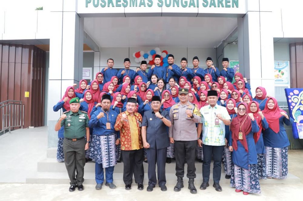 Bupati Resmikan Gedung Baru Puskesmas Sungai Saren, Warga Bram Itam Kini Nikmati Layanan Kesehatan Lebih Baik