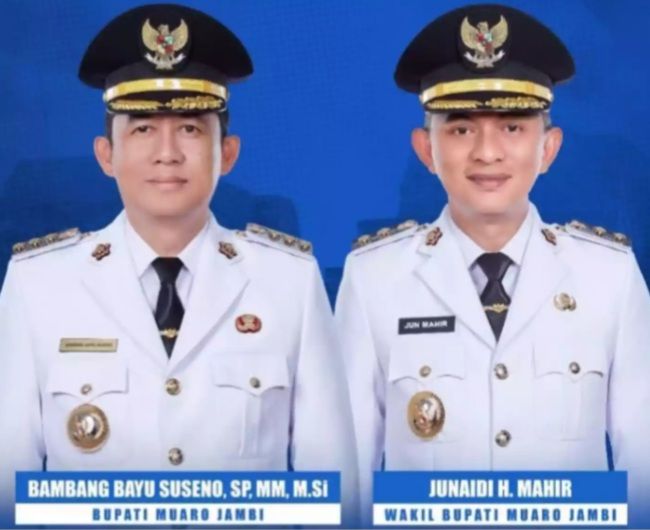 Bupati dan Wabup Kabupaten Muaro Jambi