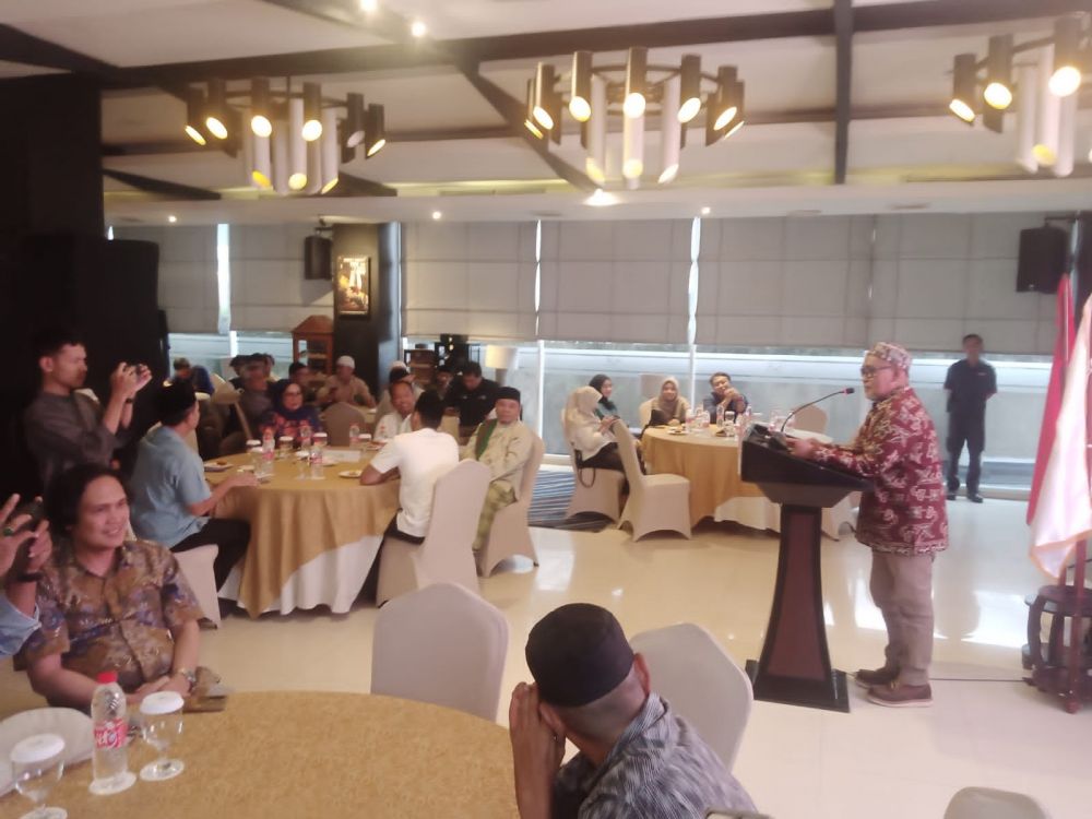 Kepala Perwakilan SKK Migas, Yunianto saat menyampaikan kata sambutan